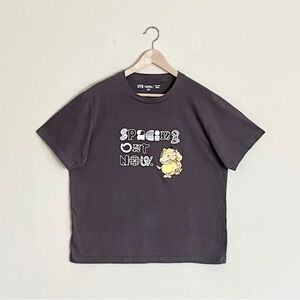 Uniqlo UT x Pokemon Psyduck “Spacing Out Now” Dark Gray T Shirt Adult size XL